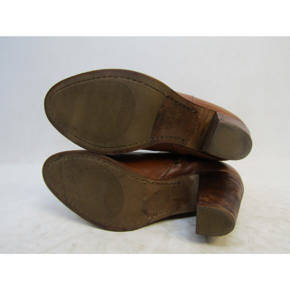 Boden Womens Size 39 EUR Brown Leather Zip Ankle Boots Booties - Picture 9 of 11